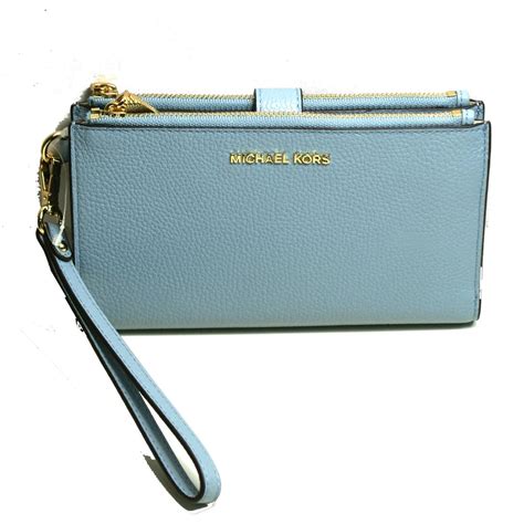 michael kors blue clutch|Michael Kors wristlet outlet.